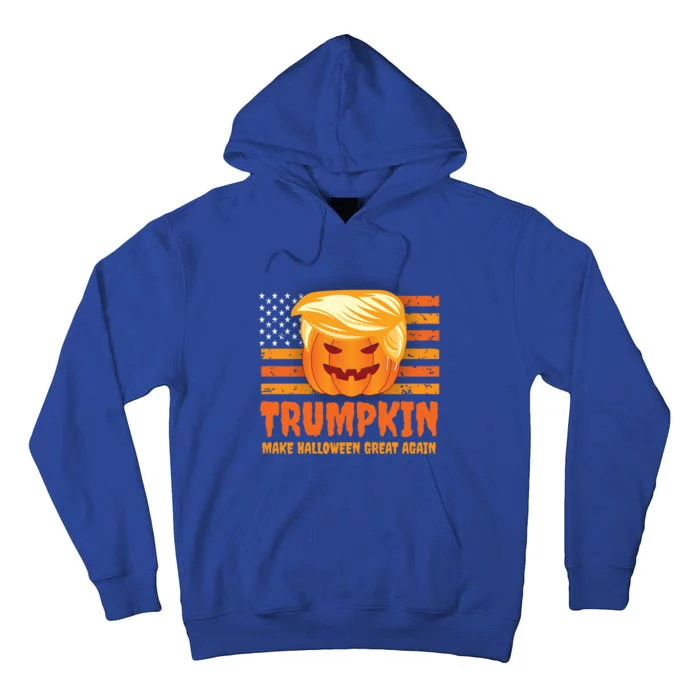 Funny Trumpkin Make Halloween Great Again Patriotic Humor Meaningful Gift Tall Hoodie