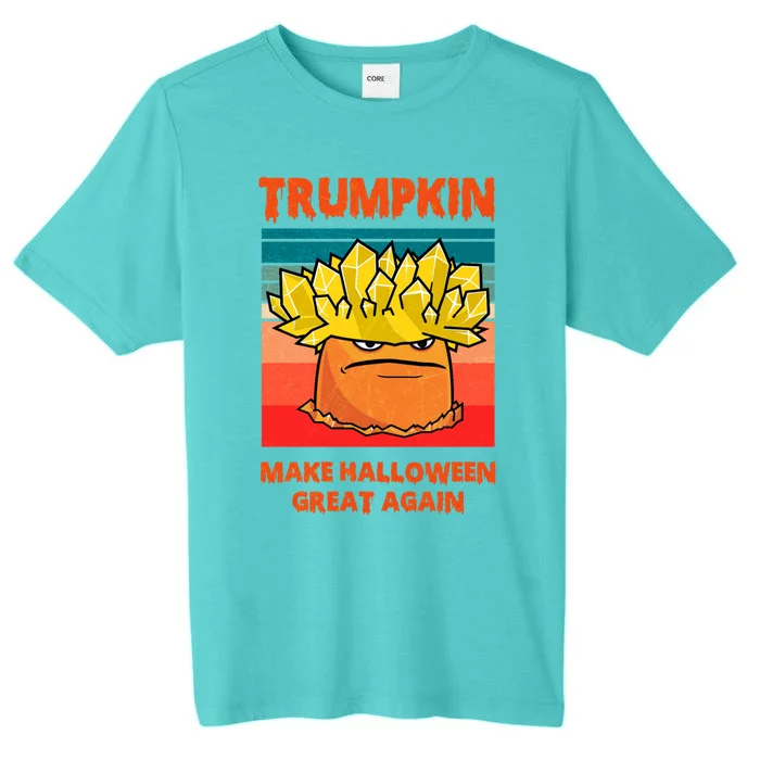 Funny Trumpkin Make Halloween Great Again Vintage Funny Gift Gift ChromaSoft Performance T-Shirt