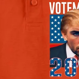 Funny Trump Male Model Vote Maxing 2024 Election Dry Zone Grid Performance Polo