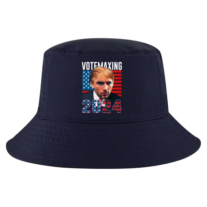 Funny Trump Male Model Vote Maxing 2024 Election Cool Comfort Performance Bucket Hat