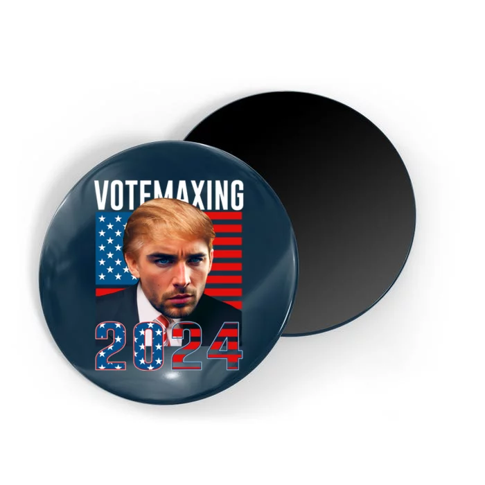 Funny Trump Male Model Vote Maxing 2024 Election Magnet