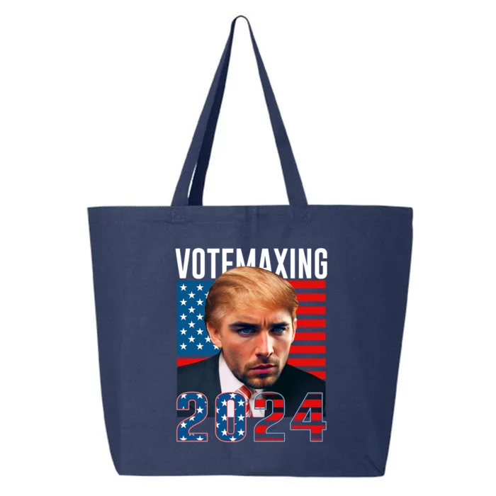 Funny Trump Male Model Vote Maxing 2024 Election 25L Jumbo Tote