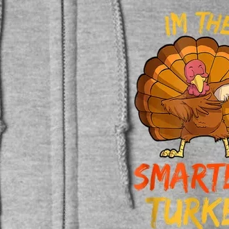 Funny Turkey Matching Family Group Thanksgiving Party Pajama Full Zip Hoodie