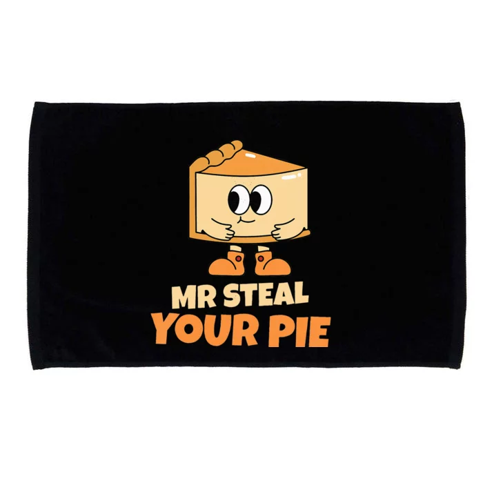 Funny Thanksgiving Mr Steal Your Pie Baby Outfit Microfiber Hand Towel