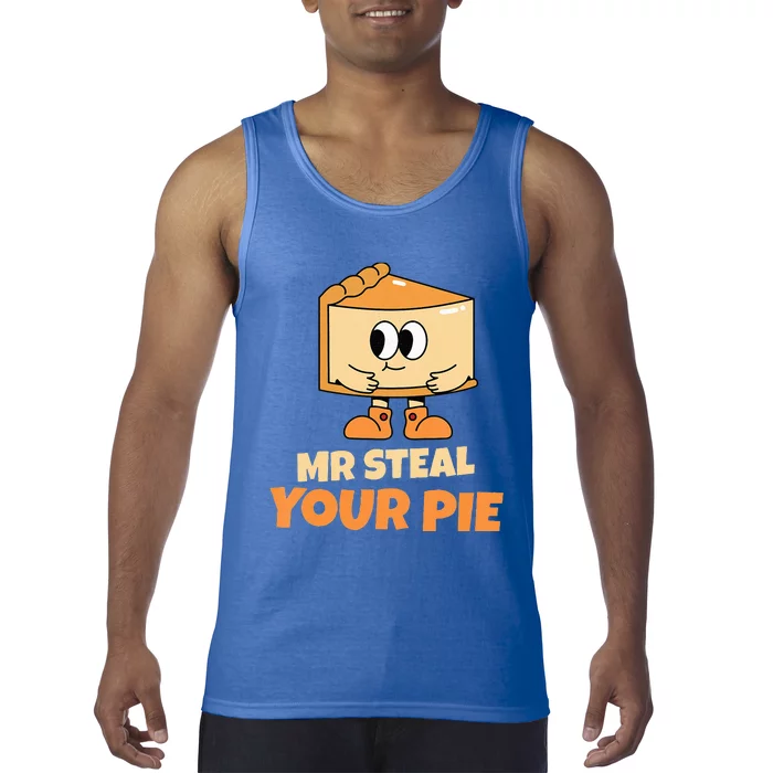 Funny Thanksgiving Mr Steal Your Pie Baby Outfit Tank Top