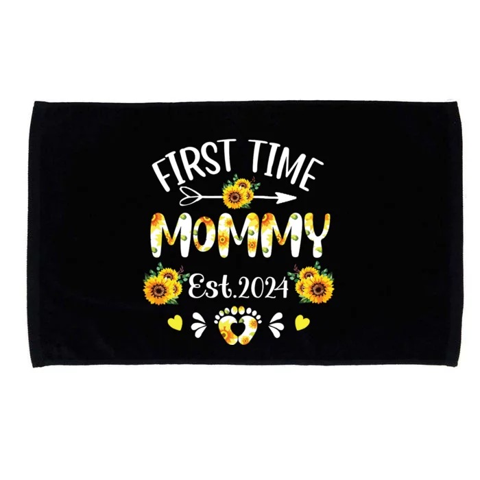 First Time Mommy 2024 Mothers Day Soon To Be Mom Pregnancy Microfiber Hand Towel