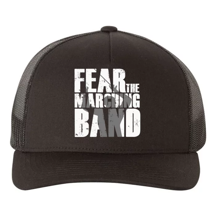 Fear The Marching Band Funny Parody Yupoong Adult 5-Panel Trucker Hat