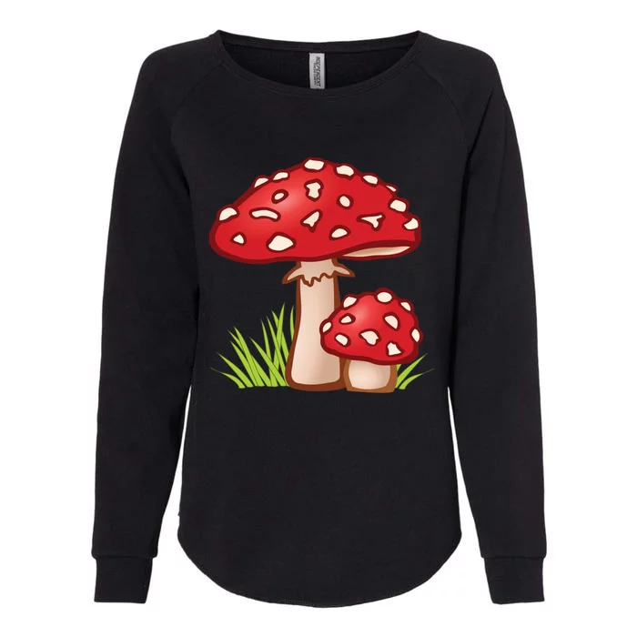 Funny Toadstool Mushroom Plant Toxic Fungus Cute Costume Meaningful Gift Womens California Wash Sweatshirt