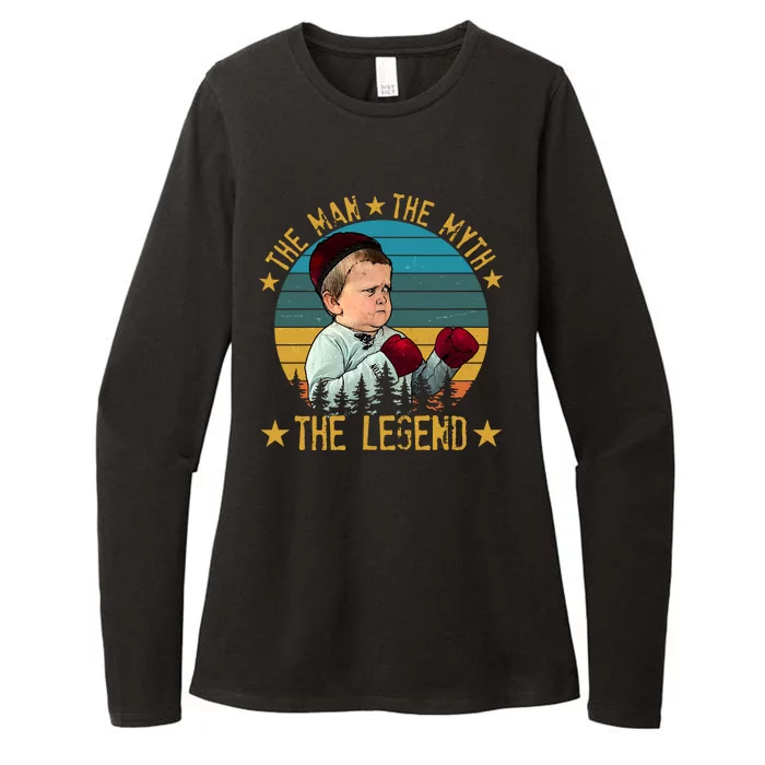 Funny The Man The Myth The Legend Vintage Hasbulla Kid Womens CVC Long Sleeve Shirt