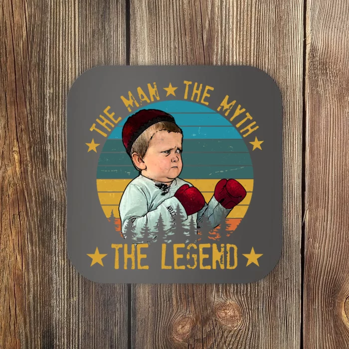 Funny The Man The Myth The Legend Vintage Hasbulla Kid Coaster