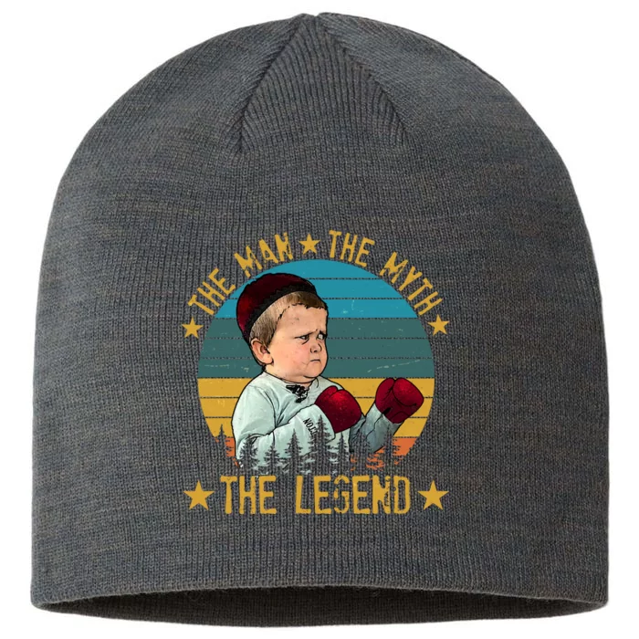 Funny The Man The Myth The Legend Vintage Hasbulla Kid 8 1/2in Sustainable Knit Beanie