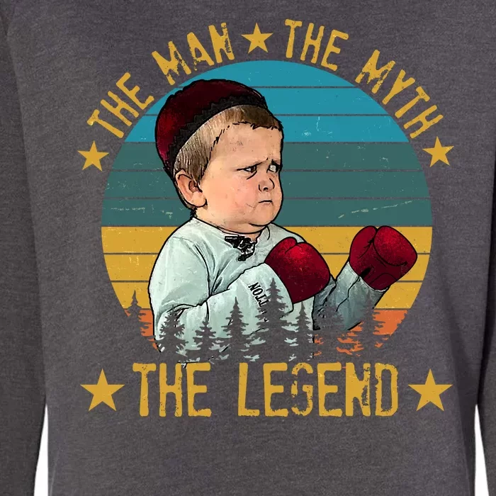 Funny The Man The Myth The Legend Vintage Hasbulla Kid Womens California Wash Sweatshirt