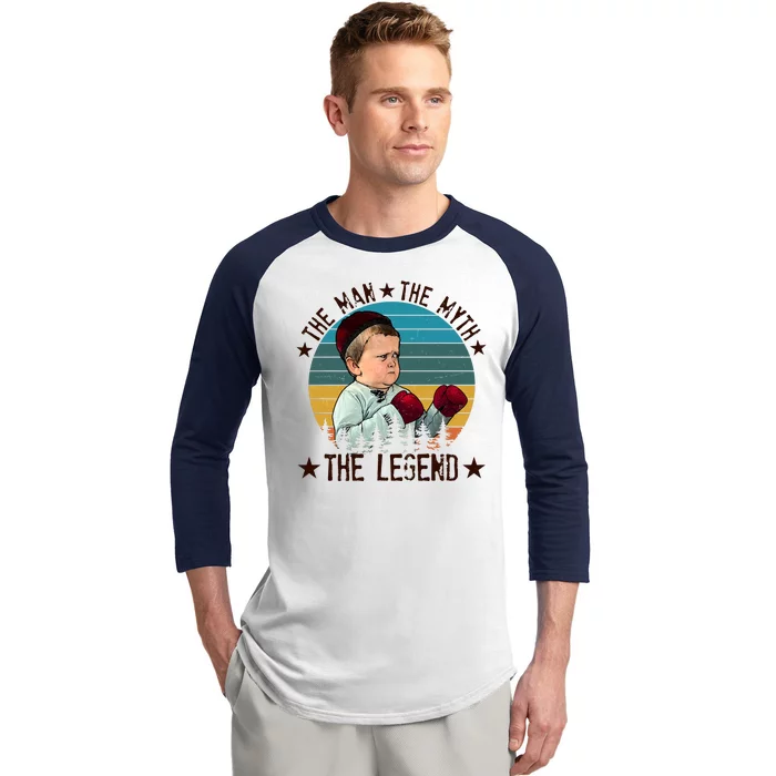 Funny The Man The Myth The Legend Vintage Hasbulla Kid Baseball Sleeve Shirt