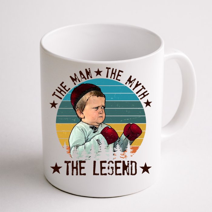 Funny The Man The Myth The Legend Vintage Hasbulla Kid Front & Back Coffee Mug