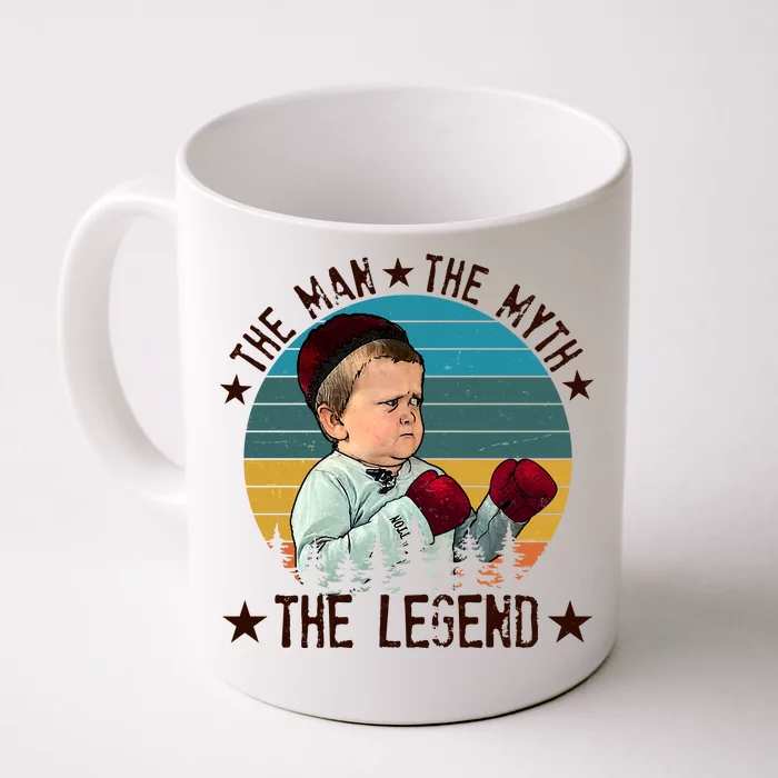 Funny The Man The Myth The Legend Vintage Hasbulla Kid Front & Back Coffee Mug