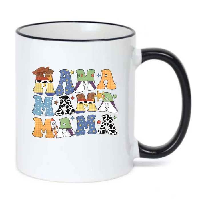 Funny Toy Mama Boy Mom Mothers Day Tee For Womens Black Color Changing Mug