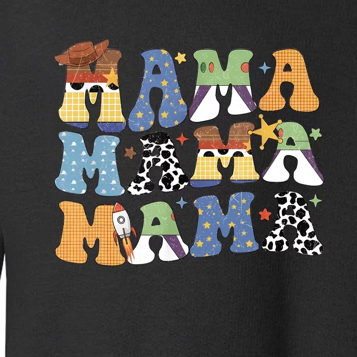 Funny Toy Mama Boy Mom Mothers Day Tee For Womens Toddler Sweatshirt