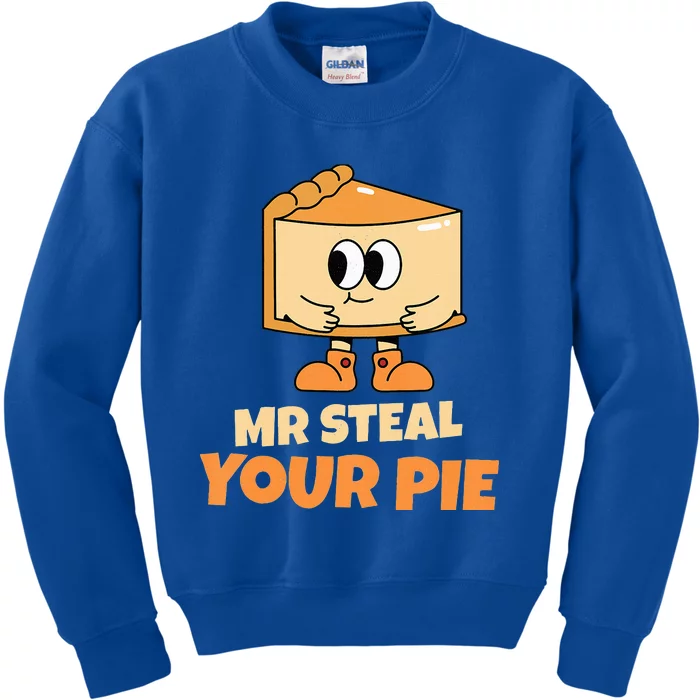 Funny Thanksgiving Mr Steal Your Pie Baby Outfit Kids Sweatshirt