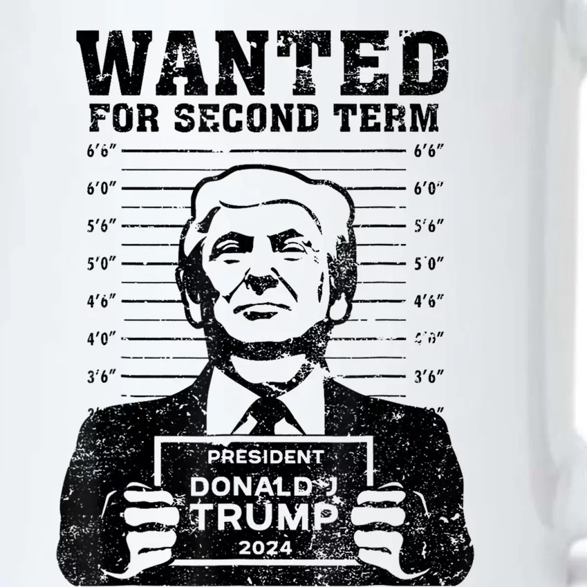 Free Trump Mugshot Wanted For Second Term 2024 Trump 2024 Black Color Changing Mug