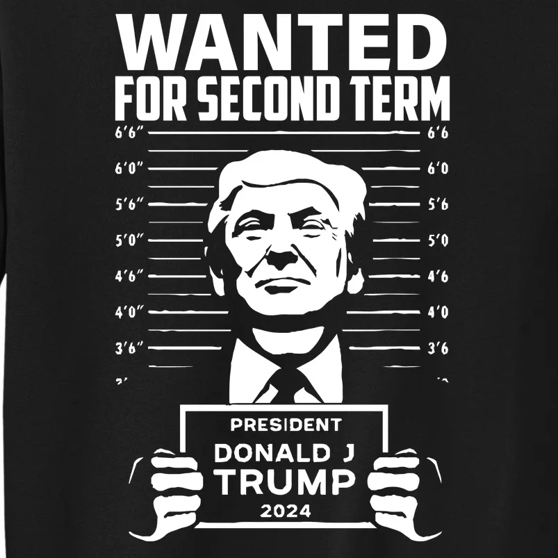 Free Trump Mugshot Wanted For Second Term 2024 Trump 2024 Sweatshirt