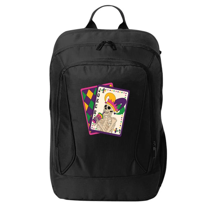 Funny Tarot Mardi Gras Fat Tuesday Celebration Gift City Backpack