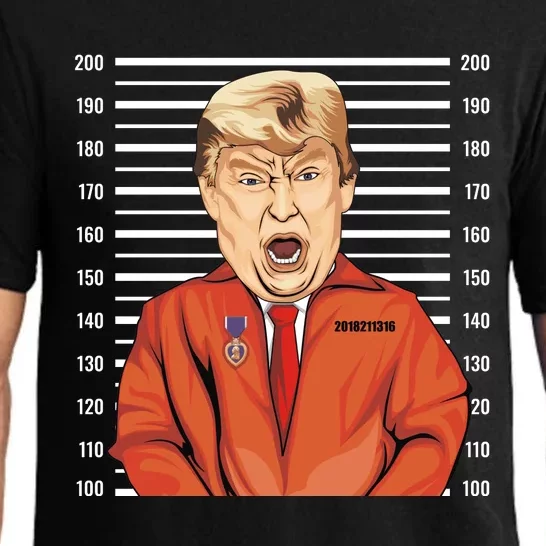 Funny Trump Mugshot Pajama Set