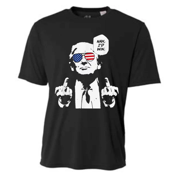 Funny Trump Meme Nah ID Win Reference Cooling Performance Crew T-Shirt