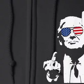 Funny Trump Meme Nah ID Win Reference Full Zip Hoodie