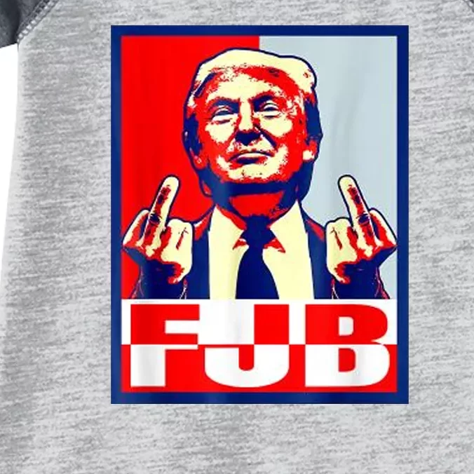 FJB Trump Middle Finger Infant Baby Jersey Bodysuit