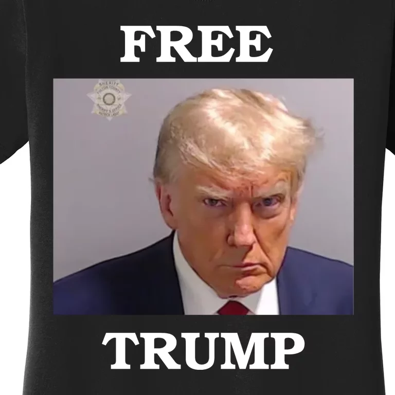 Free Trump Mugshot Design Women's T-Shirt