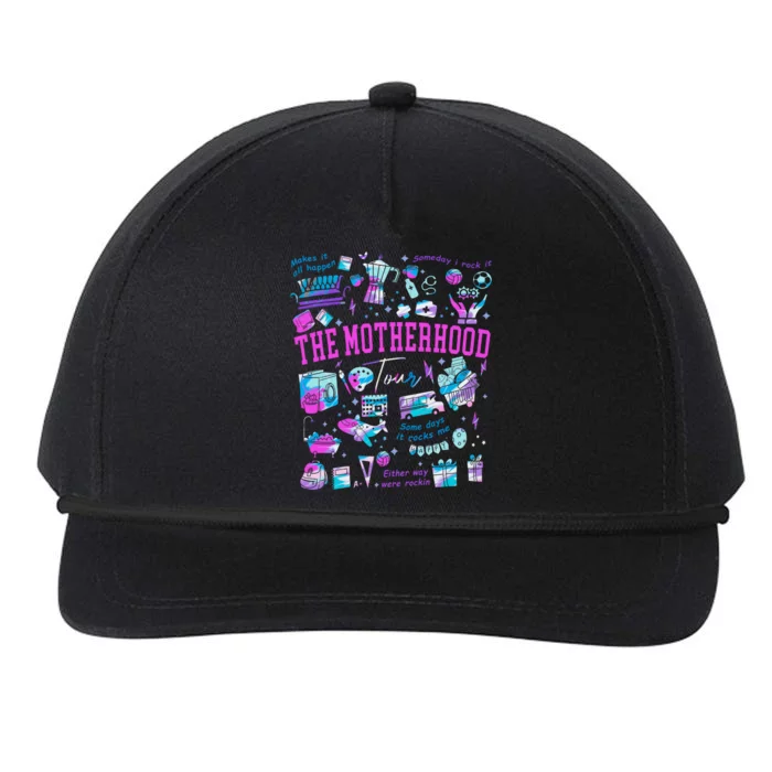 Funny The Motherhood Mama Snapback Five-Panel Rope Hat