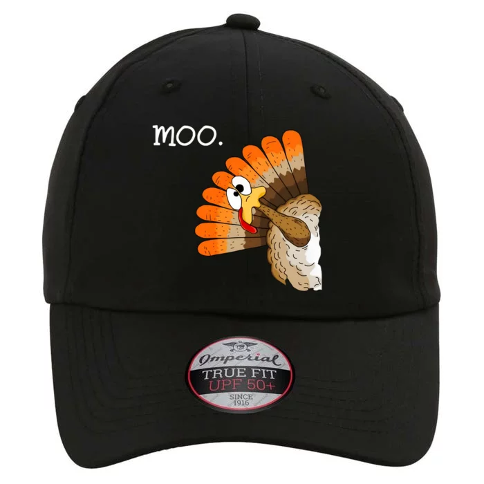 Funny Turkey Moo Cow Thanksgiving The Original Performance Cap