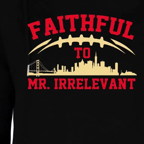 Faithful to Mr Irrelevant San Francisco 262 Brock Hard Purdy Womens Funnel Neck Pullover Hood