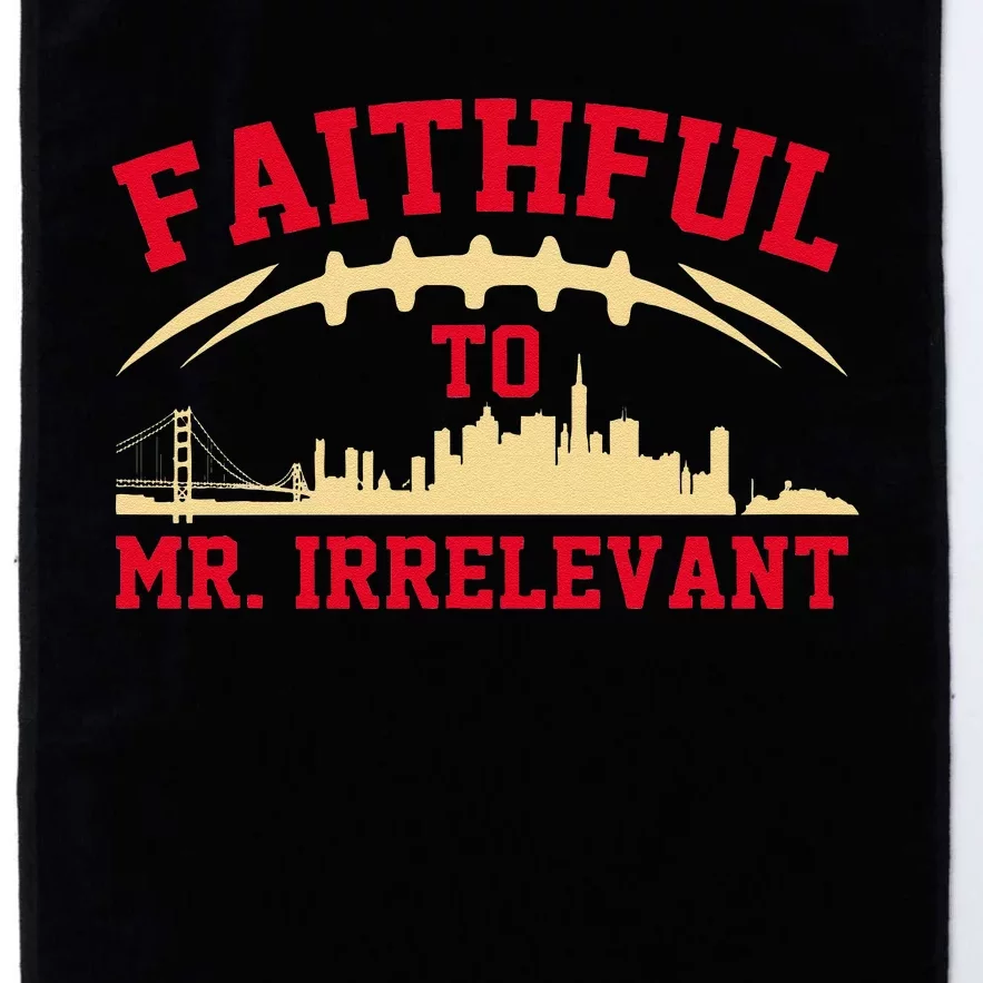 Faithful to Mr Irrelevant San Francisco 262 Brock Hard Purdy Platinum Collection Golf Towel