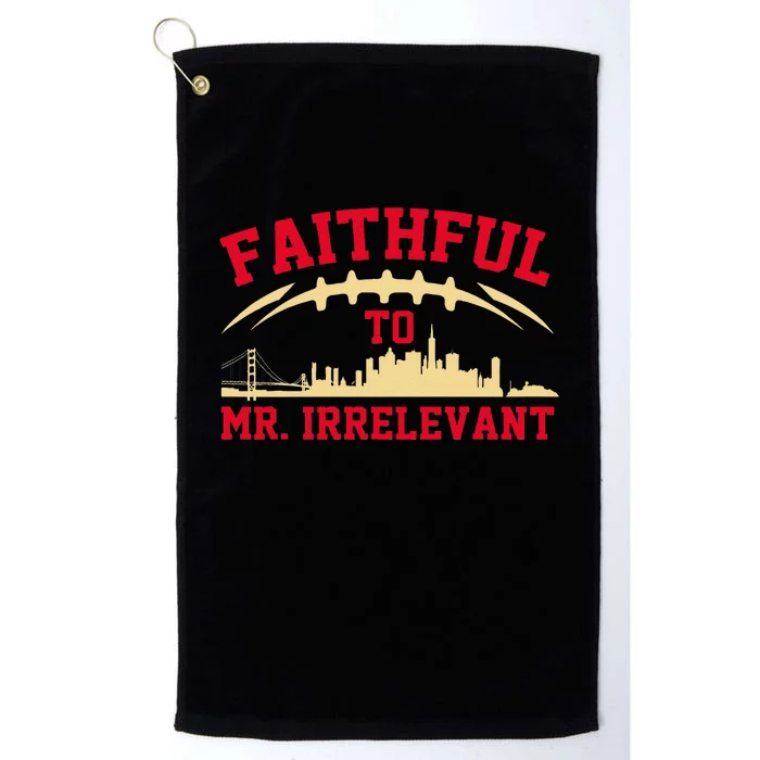 Faithful to Mr Irrelevant San Francisco 262 Brock Hard Purdy Platinum Collection Golf Towel