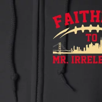 Faithful to Mr Irrelevant San Francisco 262 Brock Hard Purdy Full Zip Hoodie