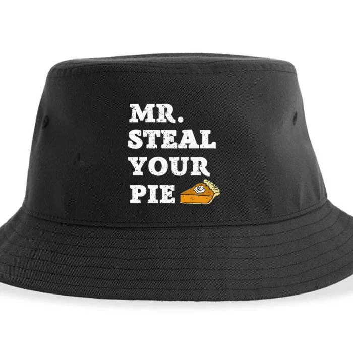 Funny Thanksgiving Mr Steal Your Pie Baby Sustainable Bucket Hat