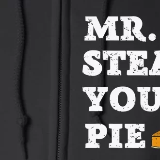 Funny Thanksgiving Mr Steal Your Pie Baby Full Zip Hoodie