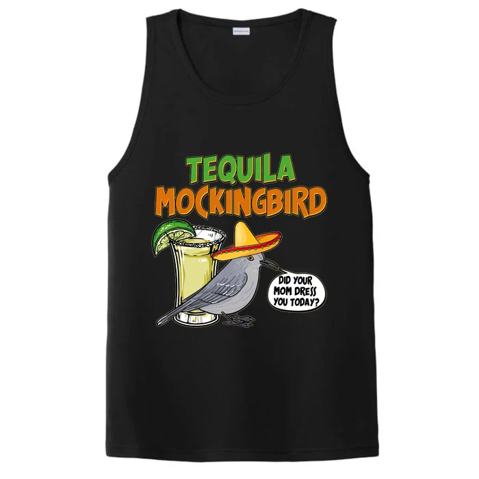 Funny Tequila Mockingbird Performance Tank