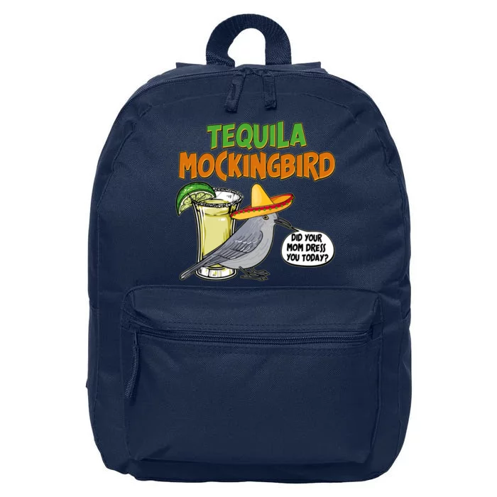 Funny Tequila Mockingbird 16 in Basic Backpack