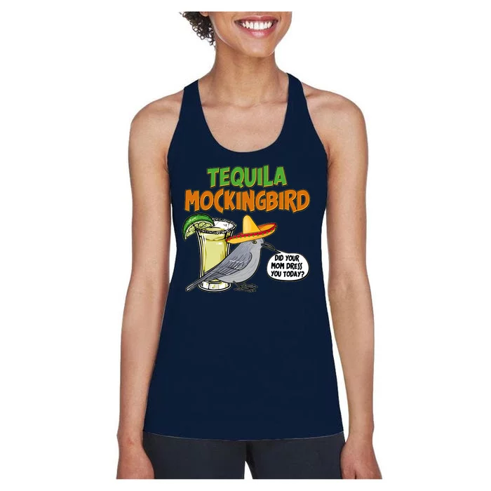 Funny Tequila Mockingbird Women's Racerback Tank