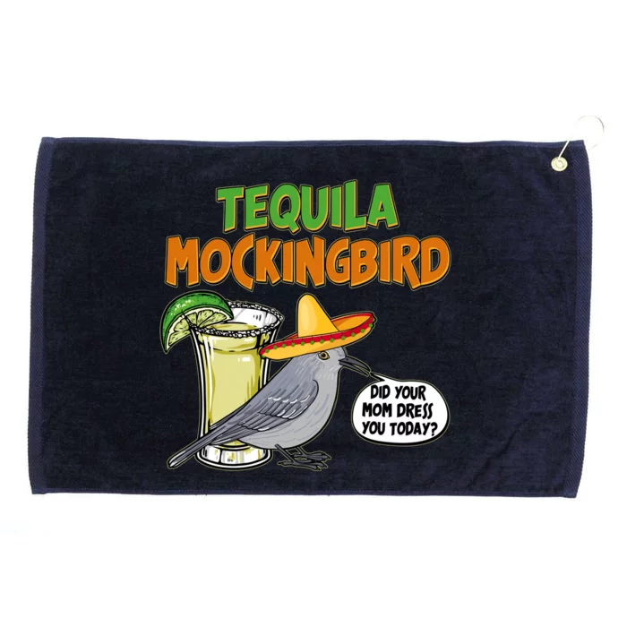 Funny Tequila Mockingbird Grommeted Golf Towel