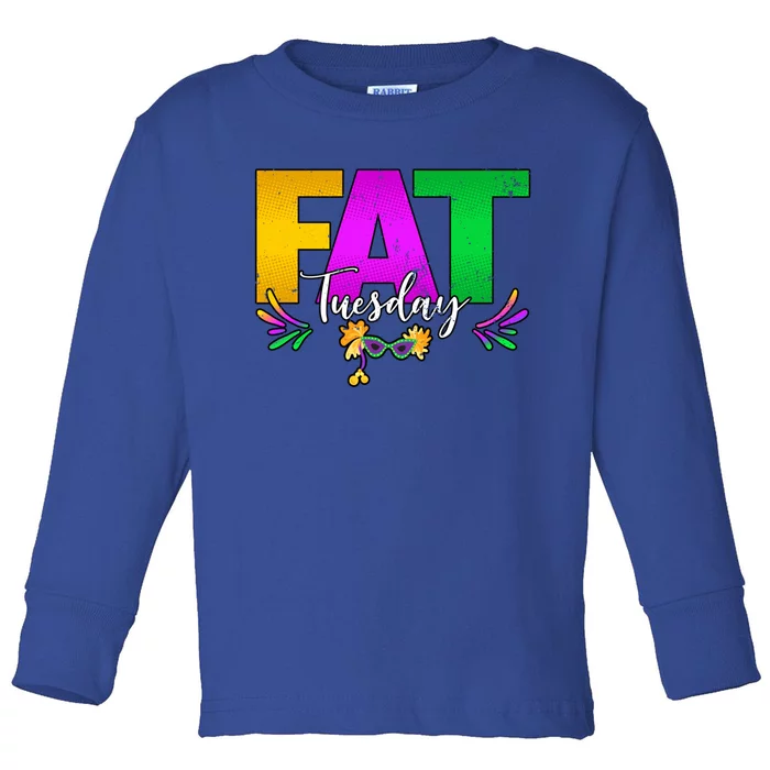 Fat Tuesday Mardi Gras Meaningful Gift Toddler Long Sleeve Shirt