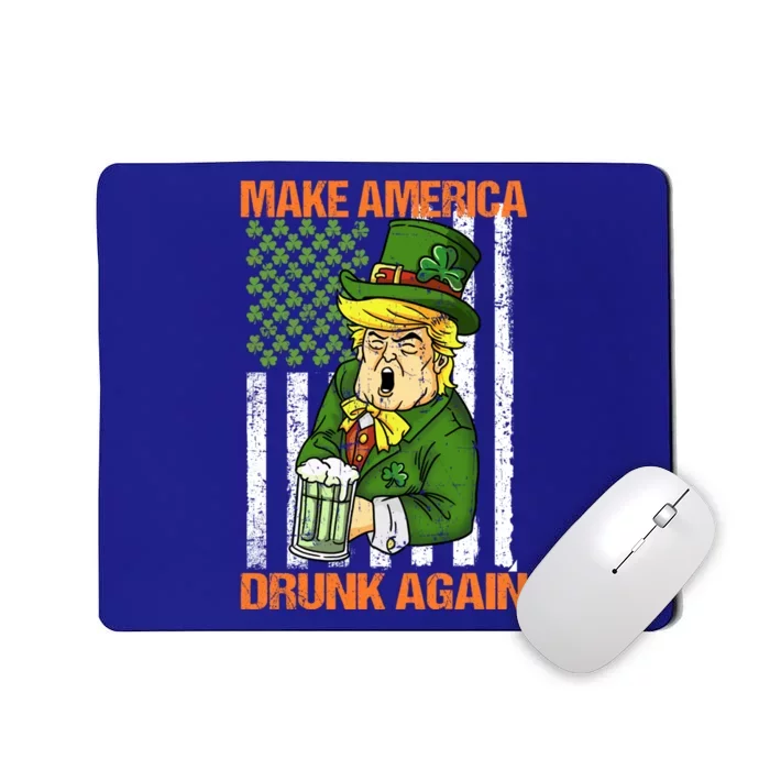 Funny Trump Make America Drunk Again Beer St Patricks Day Gift Mousepad