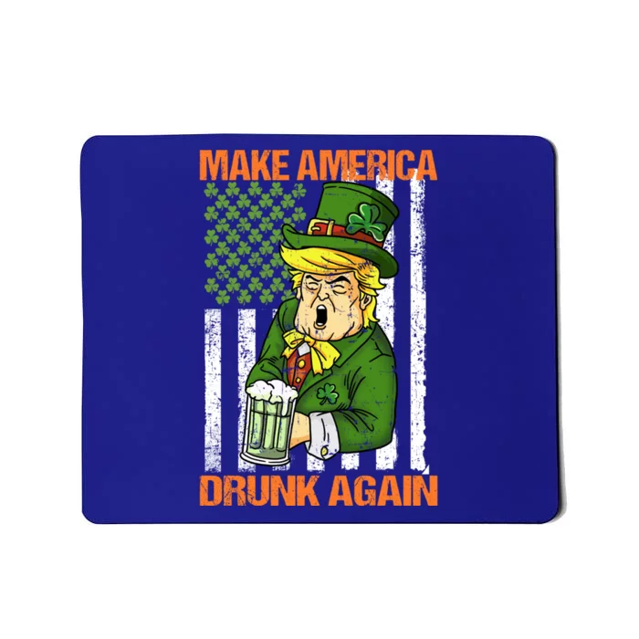 Funny Trump Make America Drunk Again Beer St Patricks Day Gift Mousepad