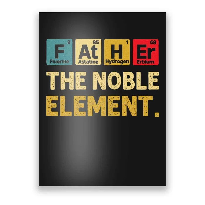 Father The Noble Element FatherS Day S Poster