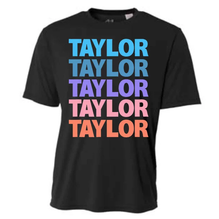 Funny T.aylor Name style Cooling Performance Crew T-Shirt