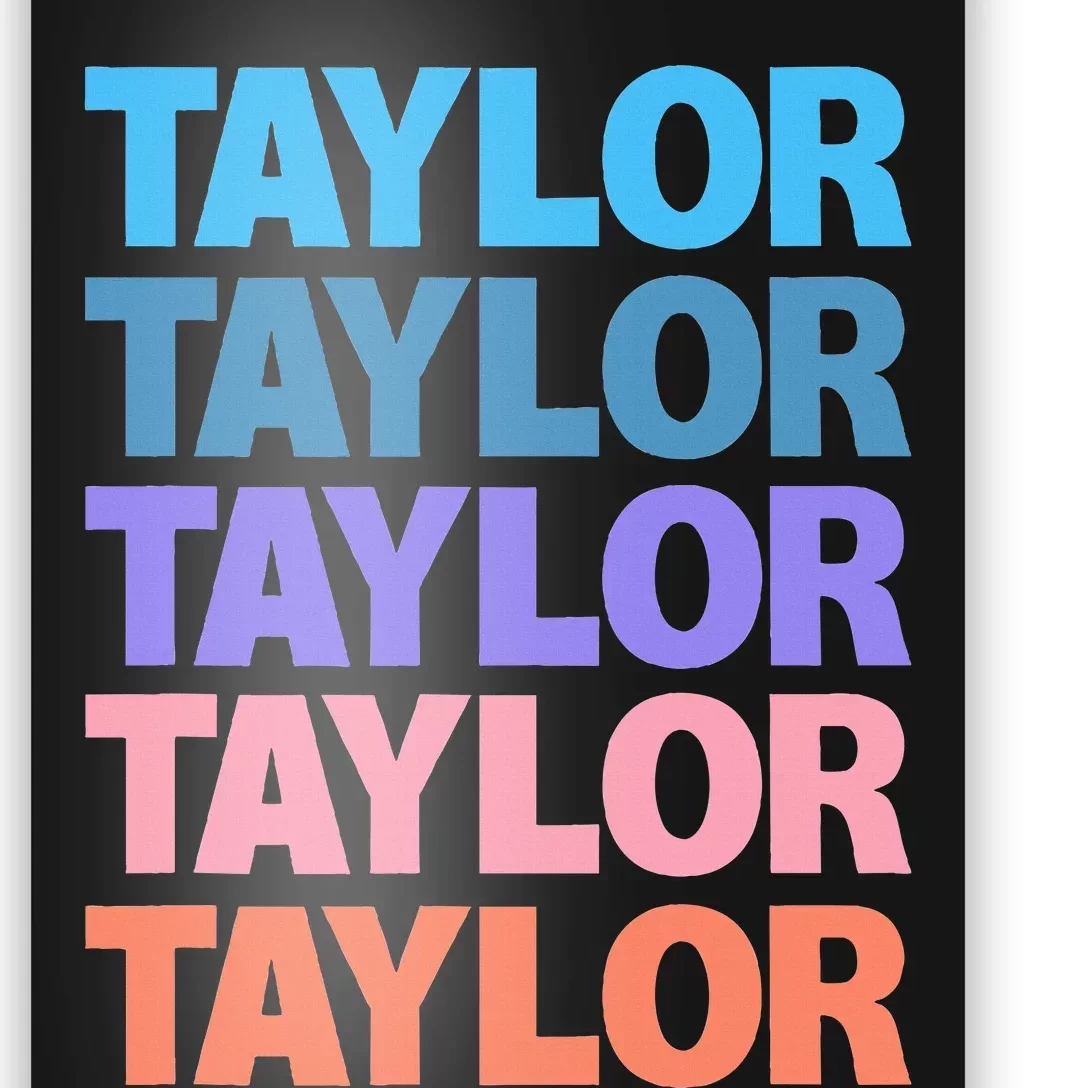 Funny T.aylor Name style Poster