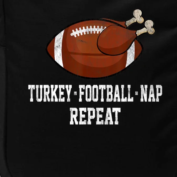 Football Turkey Nap Thanksgiving Impact Tech Backpack