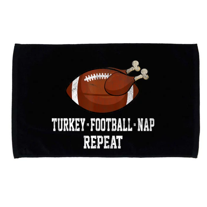 Football Turkey Nap Thanksgiving Microfiber Hand Towel